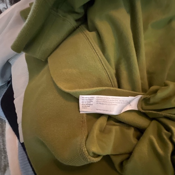 Eileen Fisher Green Organic Cotton Blend Tunic (L) - Picture 3 of 4